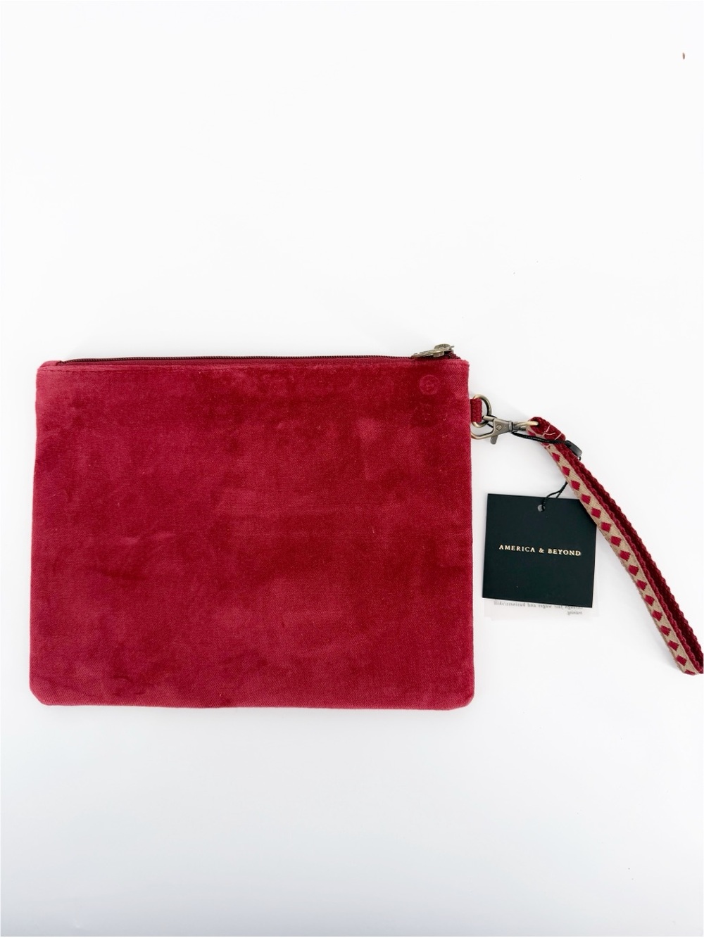 NWT America & Beyond B Initial Embellished Pouch - Picture 4 of 5